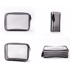 Somstyle 8-Delig Reisflesjes Set Transparant - Vliegtuig Handbagage - Toilettas Inclusief Potjes & Navulbare Flacons - Reisaccessoires - Wit -Verzorgingsproducten 1200x1085