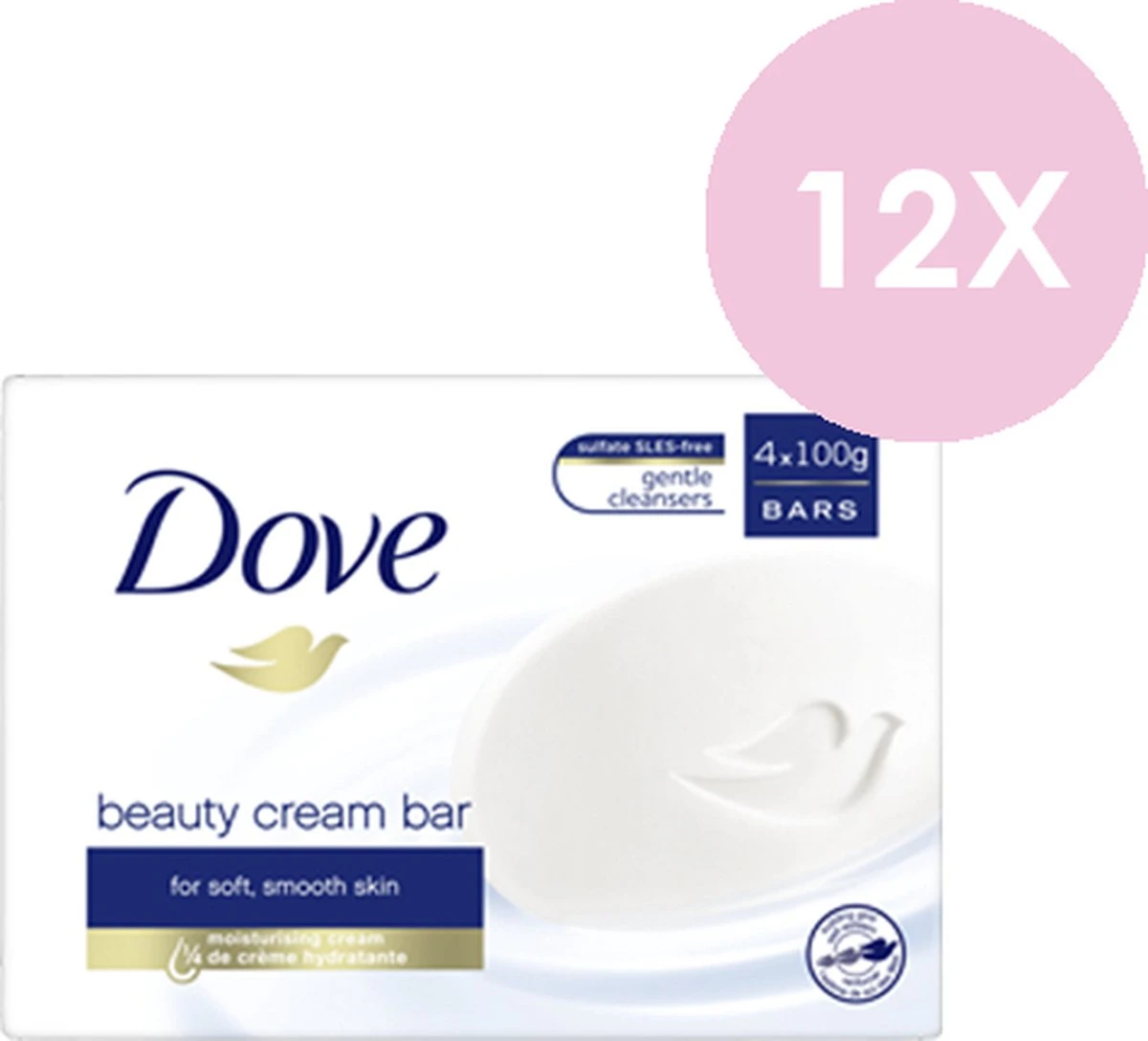 Dove Beauty Cream Original Zeep - 48 X 100 G - Voordeelverpakking 14 Dove Beauty Cream Original Zeep - 48 X 100 G - Voordeelverpakking - Afbeelding 12