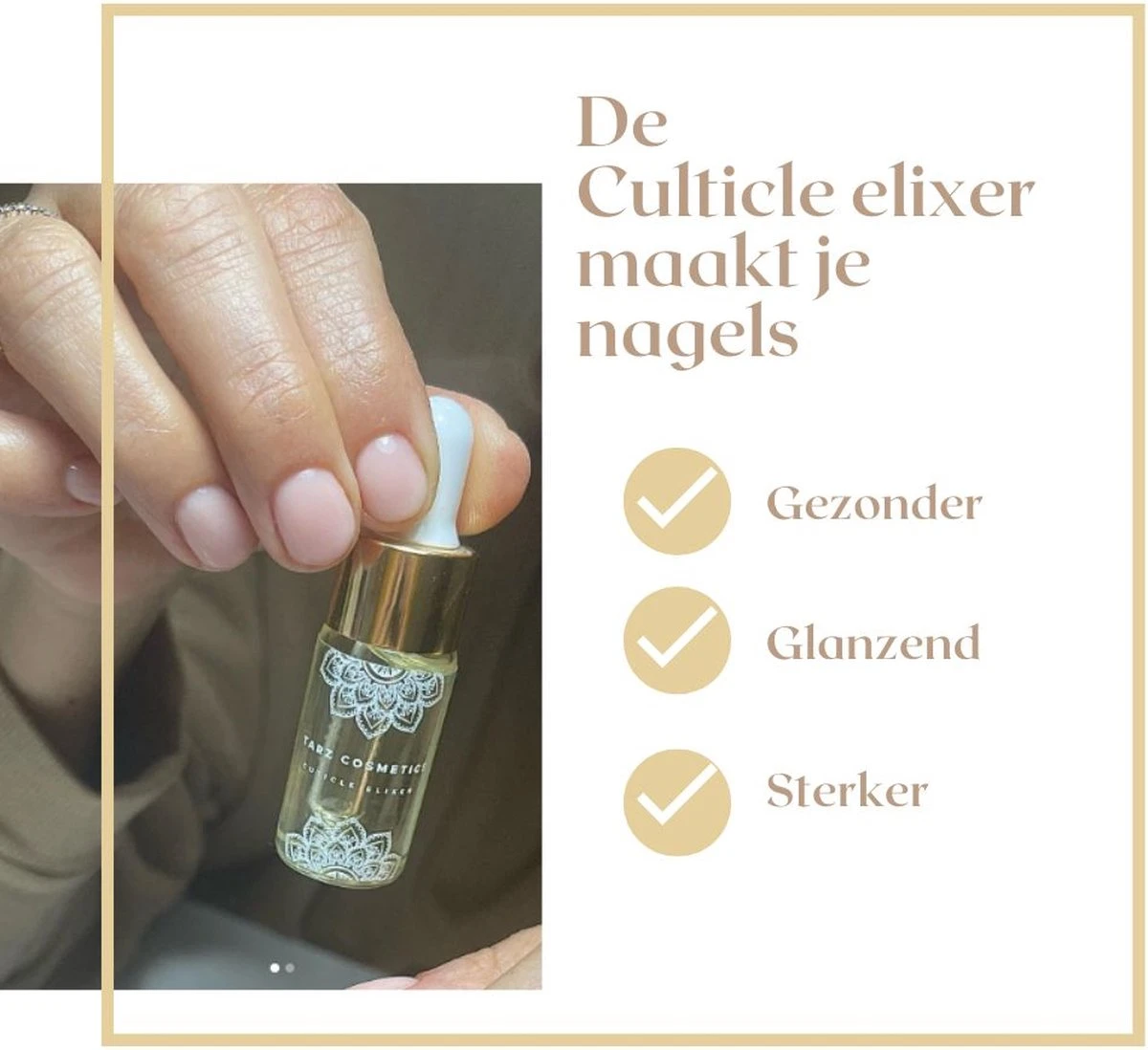 Tarz Cosmetics- Cuticle Elixer- 10ml- Huisgemaakt- Nagelriemolie- Nagelverzorging- Nagelolie-Nagelriem Olie- Natuurlijke Olië 4 Tarz Cosmetics- Cuticle Elixer- 10ml- Huisgemaakt- Nagelriemolie- Nagelverzorging- Nagelolie-Nagelriem Olie- Natuurlijke Olië - Afbeelding 2