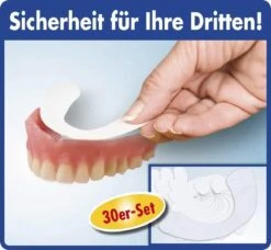 Merkloos Kunstgebit-kussentjes - Set Van 30 - Ondergebit -Verzorgingsproducten 1200x1107 3