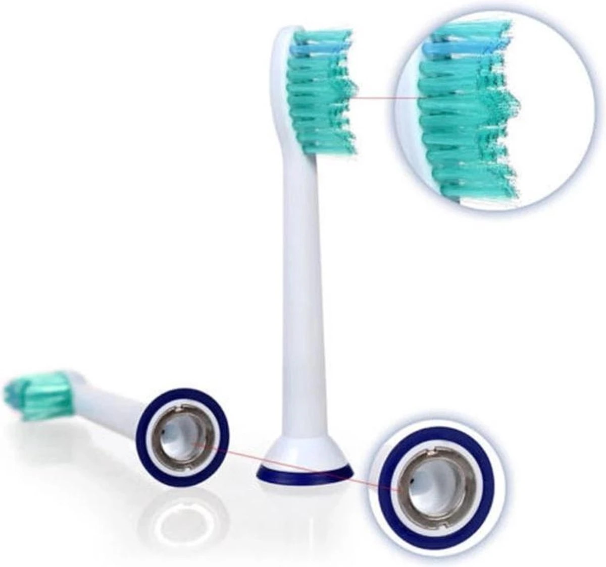 Merkloos Opzetborstels Passend Op Philips Sonicare 8 Stuks 6 Merkloos Opzetborstels Passend Op Philips Sonicare 8 Stuks - Afbeelding 4