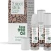 Australian Bodycare Tea Tree Olie Stick - Tea Tree Stick Tegen Onzuiverheden Voor Vlekjes, Puistjes En Een Vette, Acne-gevoelige Huid Met Australische Tea Tree Olie Van Hoge Kwaliteit (goedgekeurd Door Farmaceuten), 3 X 9 Ml.