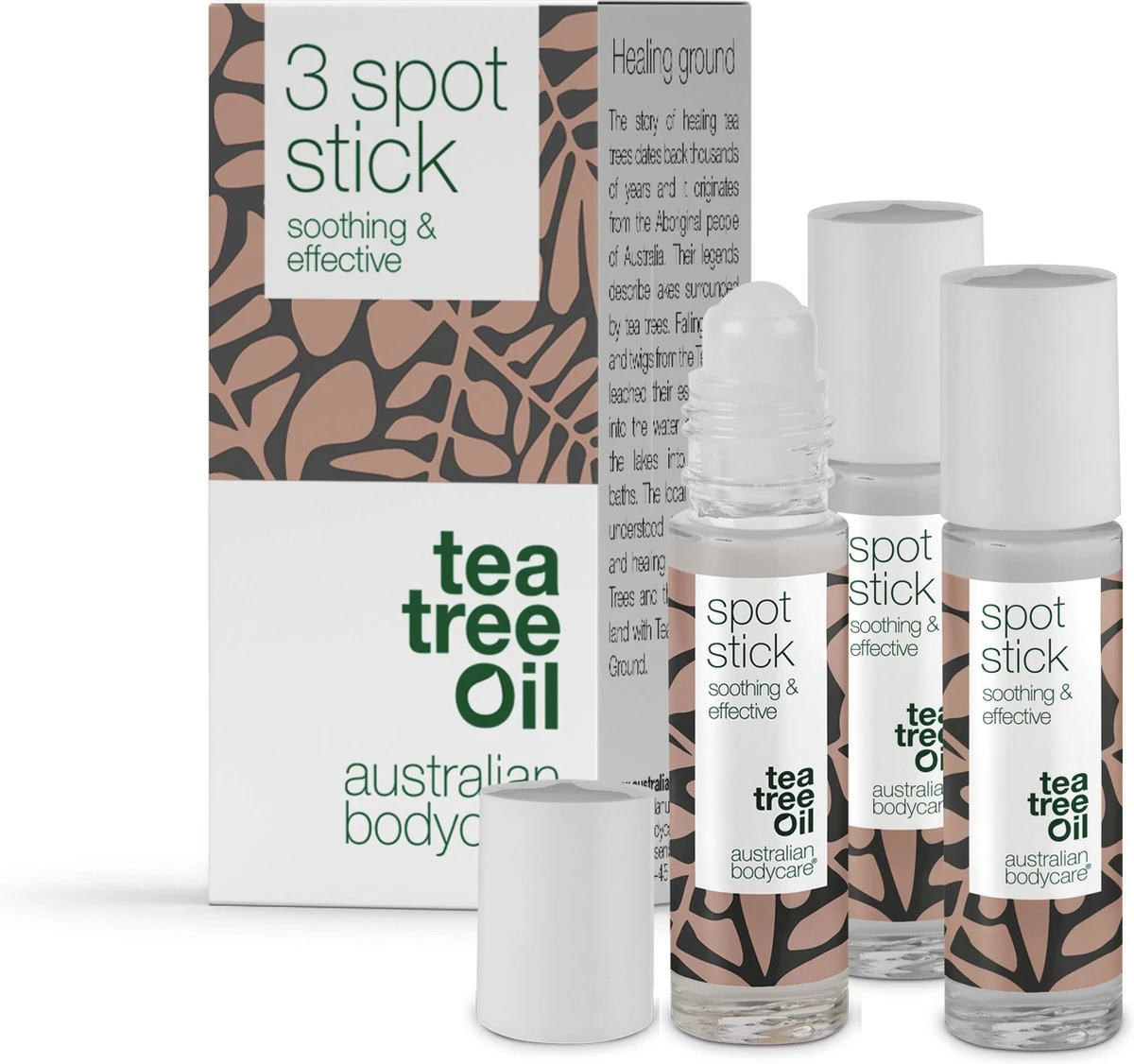 Australian Bodycare Tea Tree Olie Stick - Tea Tree Stick Tegen Onzuiverheden Voor Vlekjes, Puistjes En Een Vette, Acne-gevoelige Huid Met Australische Tea Tree Olie Van Hoge Kwaliteit (goedgekeurd Door Farmaceuten), 3 X 9 Ml. 3 Australian Bodycare Tea Tree Olie Stick - Tea Tree Stick Tegen Onzuiverheden Voor Vlekjes, Puistjes En Een Vette, Acne-gevoelige Huid Met Australische Tea Tree Olie Van Hoge Kwaliteit (goedgekeurd Door Farmaceuten), 3 X 9 Ml.