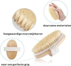 Simia™ Dry Brushing Huidborstel Met Natuurlijke Haren - Huidverbetering - Anti Cellulitis Brush - Lichaamsborstel - Droogborstel -Verzorgingsproducten 1200x1129 4