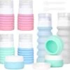QOSO Reisflesjes Set 8-Delig | Reisflesjes Handbagage Opvouwbaar | Mini Shampoo & Reispotjes Hervulbaar Klein | Reisflesjes 100ml In 4 Kleuren | Navulbare Reisflesjes In Een Reisset -Verzorgingsproducten 1200x1130 4