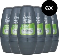 Dove Men+Care Extra Fresh Anti-Transpirant Deodorant Roller - 6 X 50 Ml - Voordeelverpakking 12 Dove Men+Care Extra Fresh Anti-Transpirant Deodorant Roller - 6 X 50 Ml - Voordeelverpakking -Verzorgingsproducten 1200x1131 2