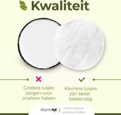 16x Herbruikbare Wattenschijfjes - Wasbare Zachte Wattenschijfjes - Duurzame & Biologische - Inclusief Waszakje 10 16x Herbruikbare Wattenschijfjes - Wasbare Zachte Wattenschijfjes - Duurzame & Biologische - Inclusief Waszakje -Verzorgingsproducten 1200x1135 4