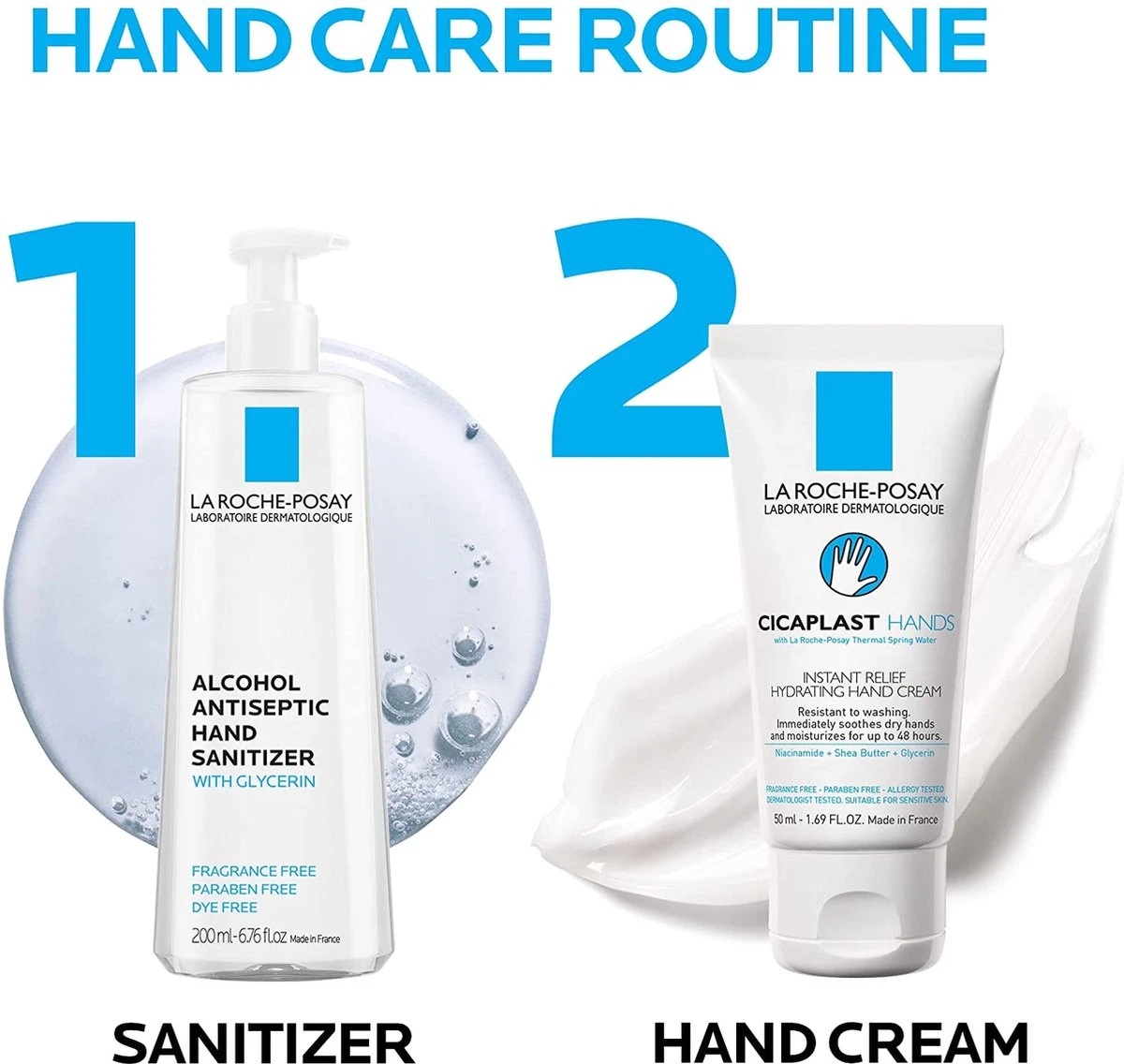 La Roche-Posay Cicaplast Handcrème - 50ml - Beschadigde Huid 11 La Roche-Posay Cicaplast Handcrème - 50ml - Beschadigde Huid - Afbeelding 9