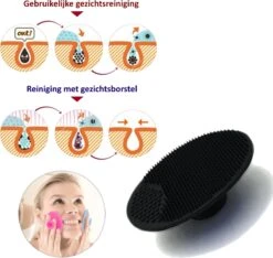 Blubs® – Badborstel – Dry Brush – Rug Scrubber – Lichaamsborstel – Rugborstel Douche Met Steel – Huidborstel – Doucheborstel – Bad- & Doucheaccessoires – Badborstel Met Steel – Doucheborstel Rugborstel – Siliconen Borstel – Massage – Cyaan -Verzorgingsproducten 1200x1139 2