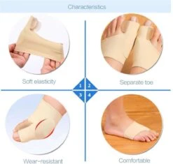 Hallux Valgus - Teenspreider - Teencorrector - Hallux Valgus Grote Teencorrector - Sok 2 Stuks -Verzorgingsproducten 1200x1142 1