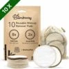 Wasbare Wattenschijfjes 10 Bamboe Wattenschijfjes - Herbruikbare Wattenschijfjes - Make Up Pads Zoogcompressen Zero Waste -Verzorgingsproducten 1200x1145 5