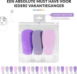 Navulbare Reisflesjes Set – Silicone Reisflacons Handbagage – 3 Stuks -Verzorgingsproducten 1200x1149 3
