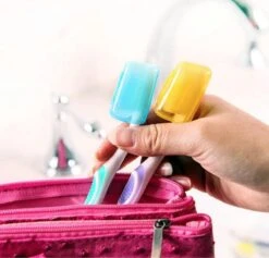 Tandenborsteldoosjes | Tandenborstel Beschermer | Tandenborstel Beschermers Voor Op Reis | 5 Stuks In Verschillende Kleuren -Verzorgingsproducten 1200x1150 7