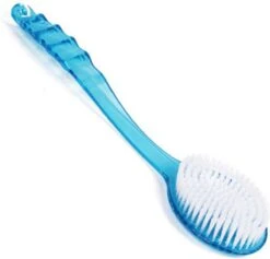 Merkloos Bad Borstel Met Lange Steel En Scrubber - Huid Massage Douche Borstel - Body Borstel Voor Rug Peeling - Badkamer Accessoires
