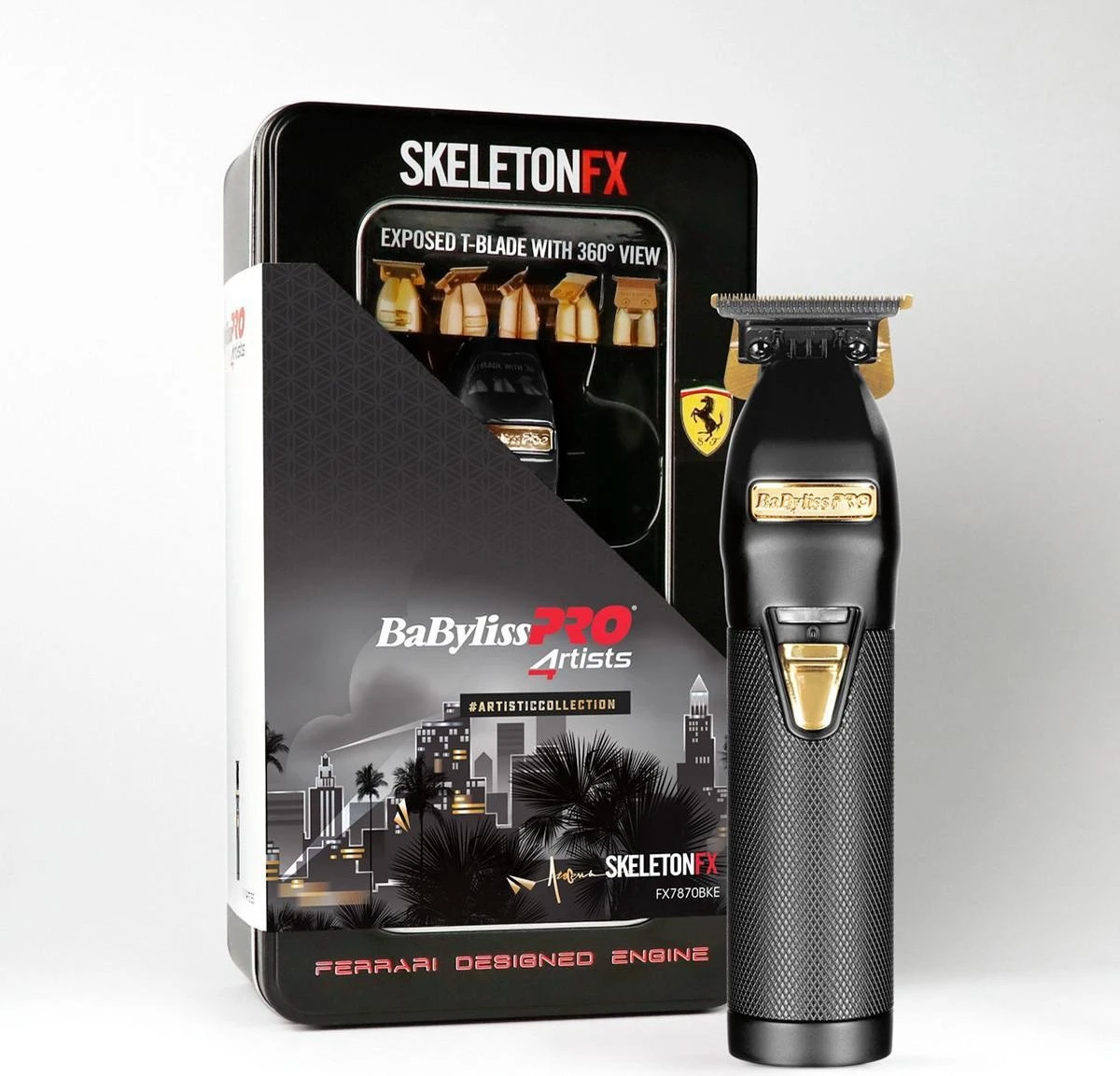 Babyliss PRO 4Artists Skeleton Trimmer Zwart 4 Babyliss PRO 4Artists Skeleton Trimmer Zwart - Afbeelding 2