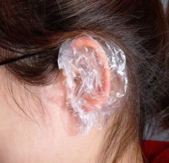 Merkloos 50x Oor Beschermer - Douche Kapje Voor Oren - Oormuts Operatie Hechtingen - Bescherm Oren Bij Oorontsteking - Oorschelp Bescherming - Wit -Verzorgingsproducten 1200x1154 2