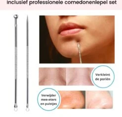 Acne Patches (108x) Met Blackhead Remover Set - Puisten Pleister - Puisten Verwijderaar - 108 Pleisters In 2 Formaten - Mee Eters Verwijderen - Pimple Patch Voor Acneverzorging Met Comedonenlepel Set - Acne Stickers -Verzorgingsproducten 1200x1154 5