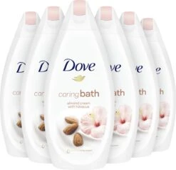 Dove Caring Bath Amandelmelk & Hibiscus Badcrème - 6 X 450 Ml - Voordeelverpakking 15 Dove Caring Bath Amandelmelk & Hibiscus Badcrème - 6 X 450 Ml - Voordeelverpakking -Verzorgingsproducten 1200x1156 2