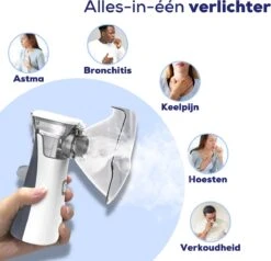 Aerosoltoestel Met 3 Mondstukken - Nebulizer Inhalator - Aerosoltoestel Kinderen, Volwassenen En Baby's - Vernevelaar Inhalator - Gezichtsstomer - Helpt Tegen Luchtwegaandoeningen -Verzorgingsproducten 1200x1157 2