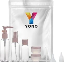 YONO Reisflesjes Set - Navulbare Reisflacons In Verschillende Maten Met Toilettas - Spray Flesjes En Cosmetica Potjes Voor Handbagage Vliegtuig -Verzorgingsproducten 1200x1157 3