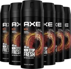 Axe Musk Bodyspray Deodorant - 6 X 150 Ml - Voordeelverpakking -Verzorgingsproducten 1200x1158 4