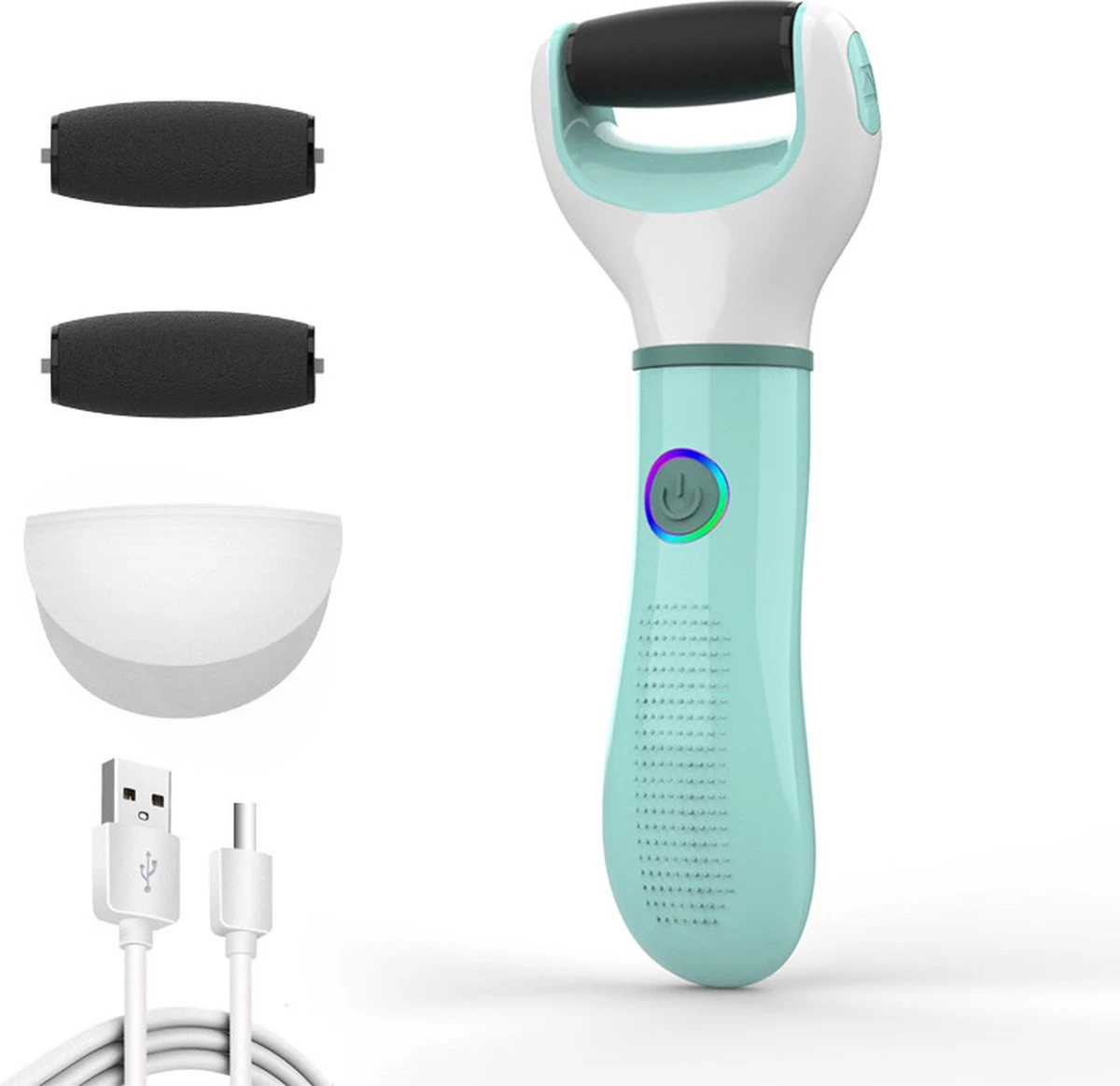 Vastu Eeltverwijderaar - Elektrische Oplaadbare Voetvijl Inclusief Opvangdoekje & Opbergzakje - Callus Remover - Inclusief Extra Opzetvijlen 3 Vastu Eeltverwijderaar - Elektrische Oplaadbare Voetvijl Inclusief Opvangdoekje & Opbergzakje - Callus Remover - Inclusief Extra Opzetvijlen