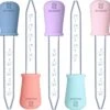 Merkloos Pipet 5 Ml | Pipetje Met Silicone Dropper | Vloeistoffen / Doseren / Whisky / Medicijnen | Pipette | Pipetten In 5 Kleuren | Pipetjes - 5 Stuks