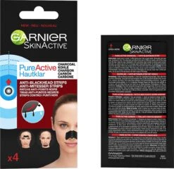 Garnier Skinactive Face SkinActive PureActive Nose Strips Charcoal - 2 X 4 Stuks - Voordeelverpakking -Verzorgingsproducten 1200x1166 21