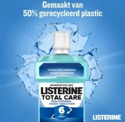 LISTERINE Total Care Bescherming Tegen Tandsteen: Mondspoeling Voor Complete Bescherming Tegen De Opbouw Van Tandsteen Met 6-in-1 Effect - Met Essentiële Oliën, Fluoride En Zinkformule, 3 X 500 Ml 19 LISTERINE Total Care Bescherming Tegen Tandsteen: Mondspoeling Voor Complete Bescherming Tegen De Opbouw Van Tandsteen Met 6-in-1 Effect - Met Essentiële Oliën, Fluoride En Zinkformule, 3 X 500 Ml -Verzorgingsproducten 1200x1171 10