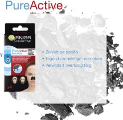 Garnier Skinactive Face SkinActive PureActive Nose Strips Charcoal - 2 X 4 Stuks - Voordeelverpakking -Verzorgingsproducten 1200x1171 13