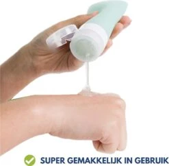 Pazzo Goods - Reisflesjes - Gratis Toilettasje - Reisflesjes Handbagage - Reisflacons - Reisflesjes 100 Ml - Siliconen - 4 Stuks - Duurzaam - Navulbaar -Verzorgingsproducten 1200x1175 8