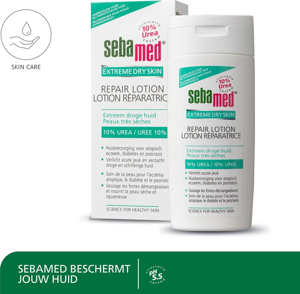 Sebamed Extreme Dry Urea Repair - Lotion 10% - Huidverzorging - 200 Ml 9 Sebamed Extreme Dry Urea Repair - Lotion 10% - Huidverzorging - 200 Ml - Afbeelding 7
