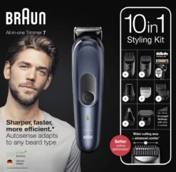 Braun Multigroomer 7 MGK7330 - 10in1 Trimmer Voor Mannen - Baard + Haar -Verzorgingsproducten 1200x1177 5
