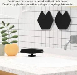 Badborstel - Siliconen Badborstel - Doucheborstel - Lichaamsborstel - Gezichtsborstel - Huidborstel - Scrub Handschoen - Massagespons - Massage Handschoen - Duurzaam - Exfoliërende Werking - Scrubben - Alle Huidtypen - Ergonomisch Handvat Met Zuignap -Verzorgingsproducten 1200x1182 8