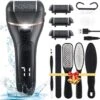 FAO 13in1 Eelt Verwijderaar - Incl. Pedicure Set - Professionele Voetvijl - Waterdichte Voetrasp - Eeltschaaf Oplaadbaar - Elektrische Eeltrasp - Zwart -Verzorgingsproducten 1200x1186 1