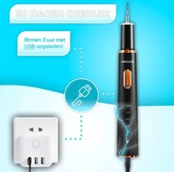 Tandsteen Verwijderaar Set - Elektrisch - Sonisch - Draadloos - Tandplak Verwijderen - Wit -Verzorgingsproducten 1200x1186 16