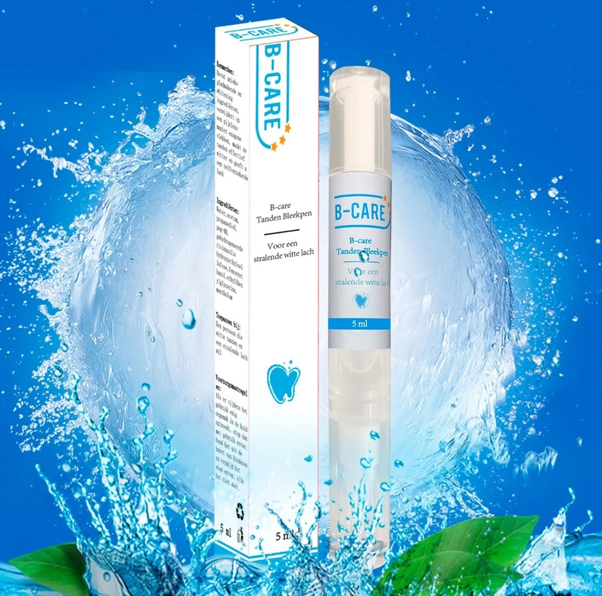 B-care Tanden Bleekpen - Teeth Whitening Pen - Tanden Bleker - Wittere Tanden - Teeth Whitening Strips - Professioneel Resultaat - Tandsteen Verwijderaar - Zonder Peroxide - Tandenbleekset - Tanden Bleken 11 B-care Tanden Bleekpen - Teeth Whitening Pen - Tanden Bleker - Wittere Tanden - Teeth Whitening Strips - Professioneel Resultaat - Tandsteen Verwijderaar - Zonder Peroxide - Tandenbleekset - Tanden Bleken - Afbeelding 9