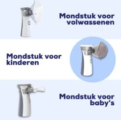 Aerosoltoestel Met 3 Mondstukken - Nebulizer Inhalator - Aerosoltoestel Kinderen, Volwassenen En Baby's - Vernevelaar Inhalator - Gezichtsstomer - Helpt Tegen Luchtwegaandoeningen -Verzorgingsproducten 1200x1190 2