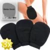 Sensu Scrub Handschoen - 3 Stuks - Zwart - Washand Exfoliating Glove - Kessa Hammam Washandje -Verzorgingsproducten 1200x1191 6