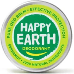 Happy Earth 100% Natuurlijke Deodorant Balm Bergamot 45 Gr 26 Happy Earth 100% Natuurlijke Deodorant Balm Bergamot 45 Gr -Verzorgingsproducten 1200x1192 2