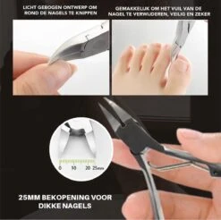 Merkloos Pedicure Set 7-Delig - Nagelverzorging - Starterset - Ingegroeide Teennagel - Nagelknipper -Verzorgingsproducten 1200x1195 6