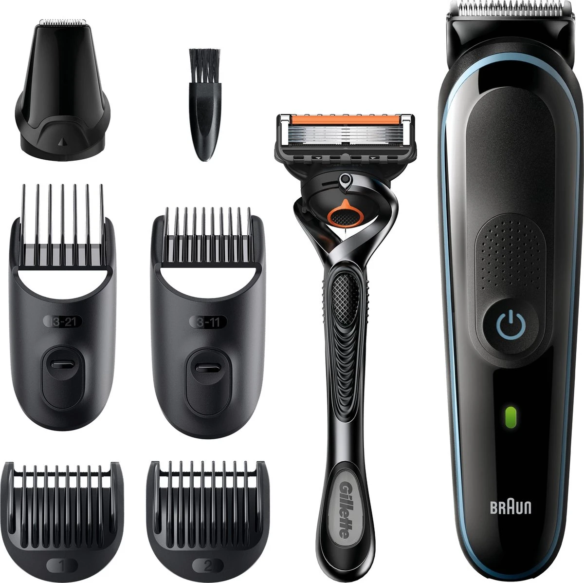 Braun Multigroomer 5 MGK5355 - 7in1 Trimmer Voor Mannen - 5 Opzetstukken 8 Braun Multigroomer 5 MGK5355 - 7in1 Trimmer Voor Mannen - 5 Opzetstukken - Afbeelding 6