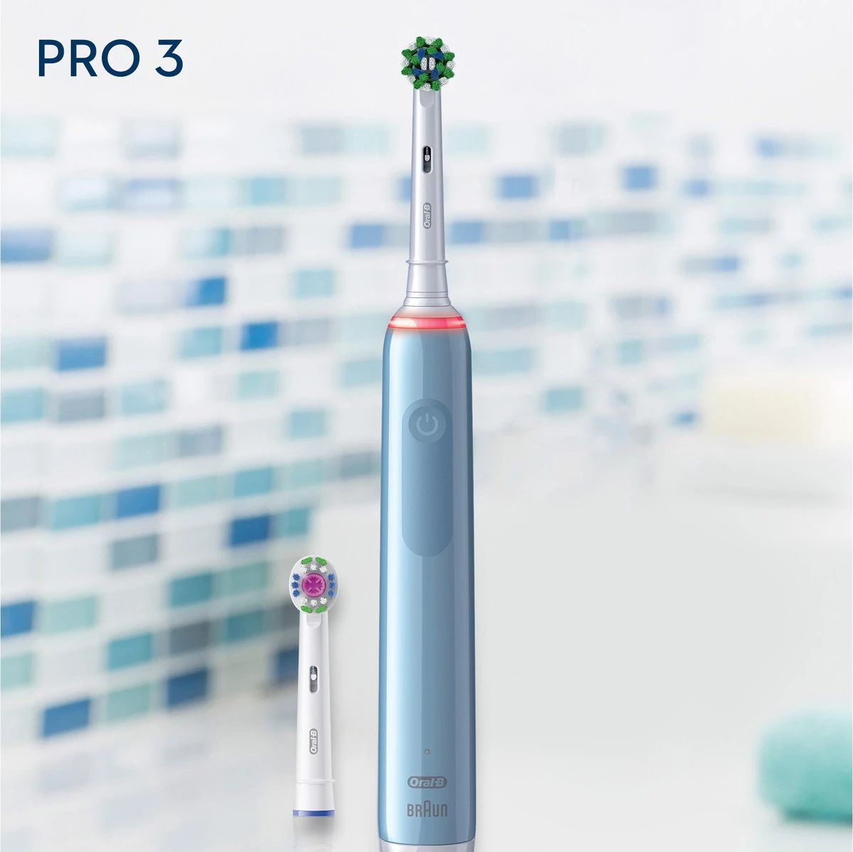 Oral B Oral-B PRO 3 3700 Elektrische Tandenborstel Blauw 5 Oral B Oral-B PRO 3 3700 Elektrische Tandenborstel Blauw - Afbeelding 3