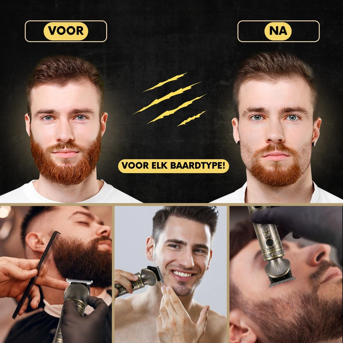 6-in-1 Baardtrimmer Mannen - Trimmer Voor Baard En Lichaam - Incl. 6 Opzetstukken - Bodygroomer Mannen - Bodytrimmer Heren - Tondeuse - 0.5-15MM - Neus En Oor 14 6-in-1 Baardtrimmer Mannen - Trimmer Voor Baard En Lichaam - Incl. 6 Opzetstukken - Bodygroomer Mannen - Bodytrimmer Heren - Tondeuse - 0.5-15MM - Neus En Oor - Afbeelding 12