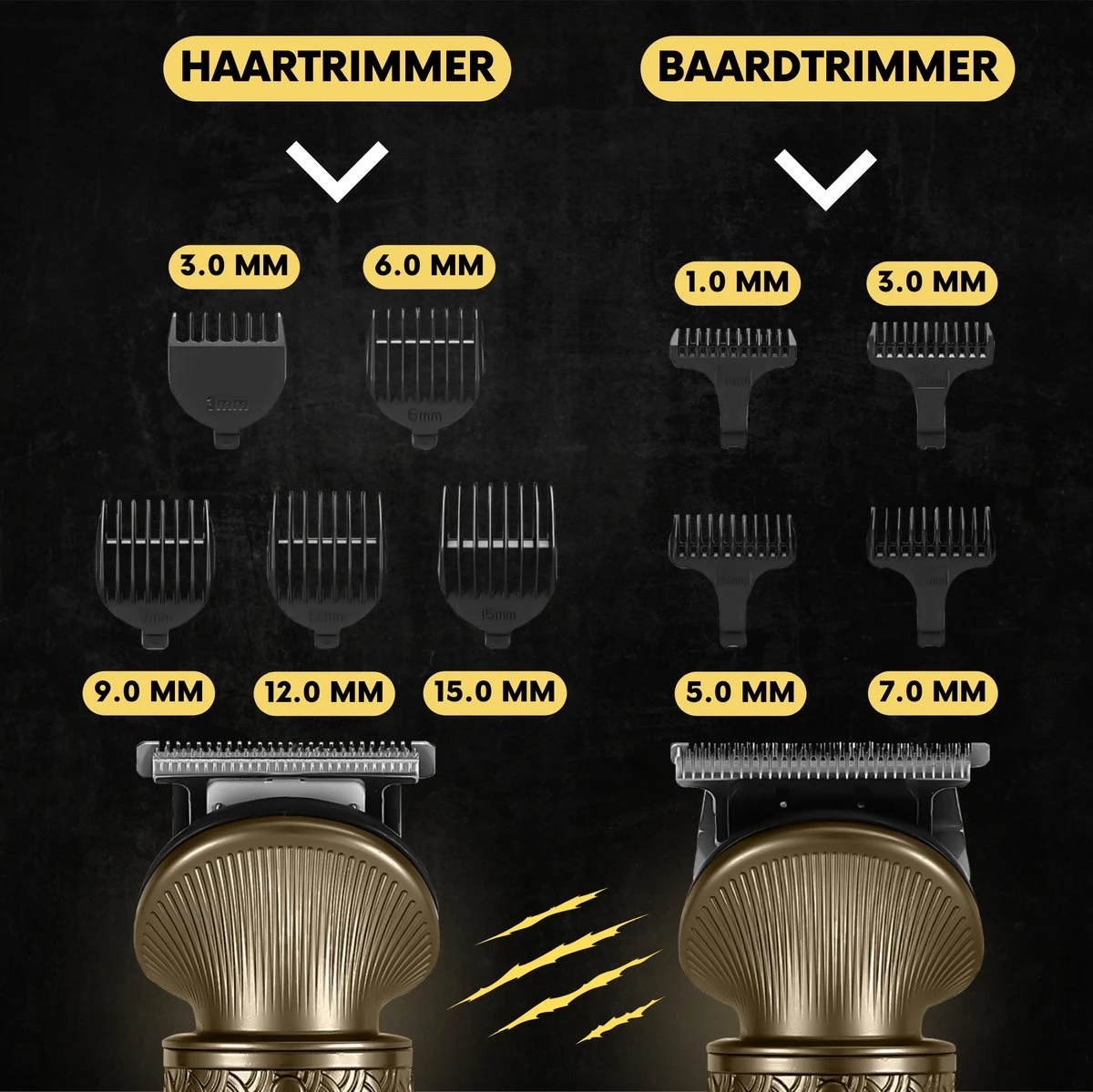 6-in-1 Baardtrimmer Mannen - Trimmer Voor Baard En Lichaam - Incl. 6 Opzetstukken - Bodygroomer Mannen - Bodytrimmer Heren - Tondeuse - 0.5-15MM - Neus En Oor 10 6-in-1 Baardtrimmer Mannen - Trimmer Voor Baard En Lichaam - Incl. 6 Opzetstukken - Bodygroomer Mannen - Bodytrimmer Heren - Tondeuse - 0.5-15MM - Neus En Oor - Afbeelding 8