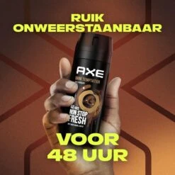 Axe Dark Temptation Bodyspray Deodorant - 4 X 150ml - Voordeelverpakking -Verzorgingsproducten 1200x1200 1265