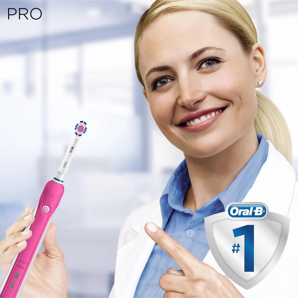 Oral B Oral-B PRO 2500 3D - Elektrische Tandenborstel - Roze 8 Oral B Oral-B PRO 2500 3D - Elektrische Tandenborstel - Roze - Afbeelding 6