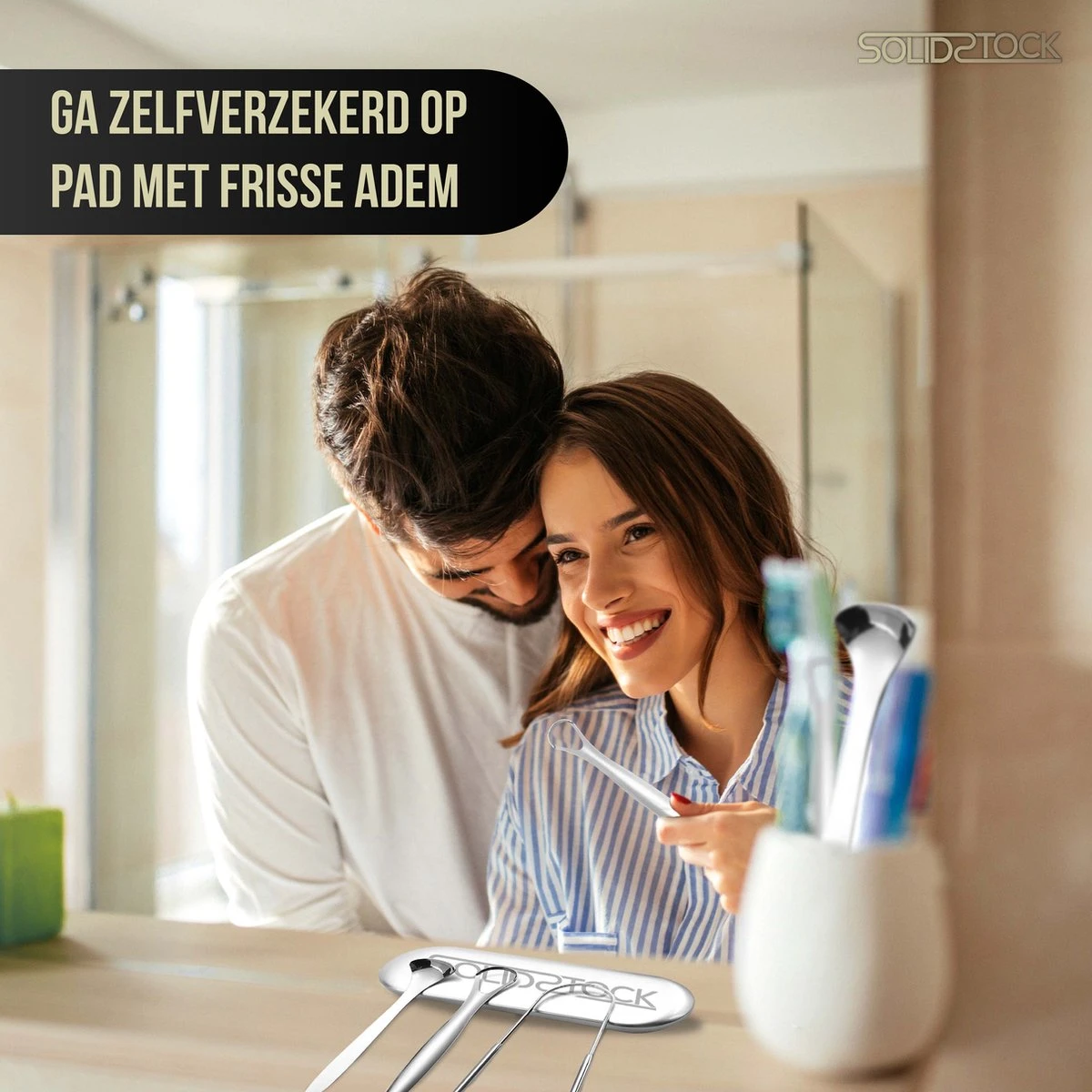 SolidStock Professionele Tongschraper Voor Mondverzorging - 4 Delige Tongreiniger - Ayurveda - RVS 9 SolidStock Professionele Tongschraper Voor Mondverzorging - 4 Delige Tongreiniger - Ayurveda - RVS - Afbeelding 7