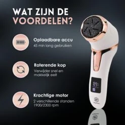 Beeperfect® Elektrische Eeltverwijderaar Met Stofzuigsysteem - Voetvijl - Eeltvijl - IPX7 Waterdicht - Gratis Pedicure Set -Verzorgingsproducten 1200x1200 148
