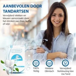 V-Goods Premium Whitening Strips - Tandenbleek Strips - Wittere Tanden - 28x Tandenbleek Strips DIRECT Resultaat - Tandenbleekset - Whitening - Tandenblekers -Verzorgingsproducten 1200x1200 1485